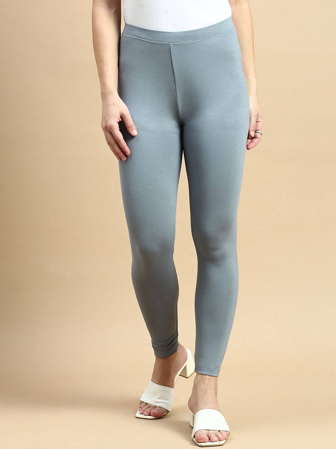 

De Moza Ankle Length Leggings, Grey