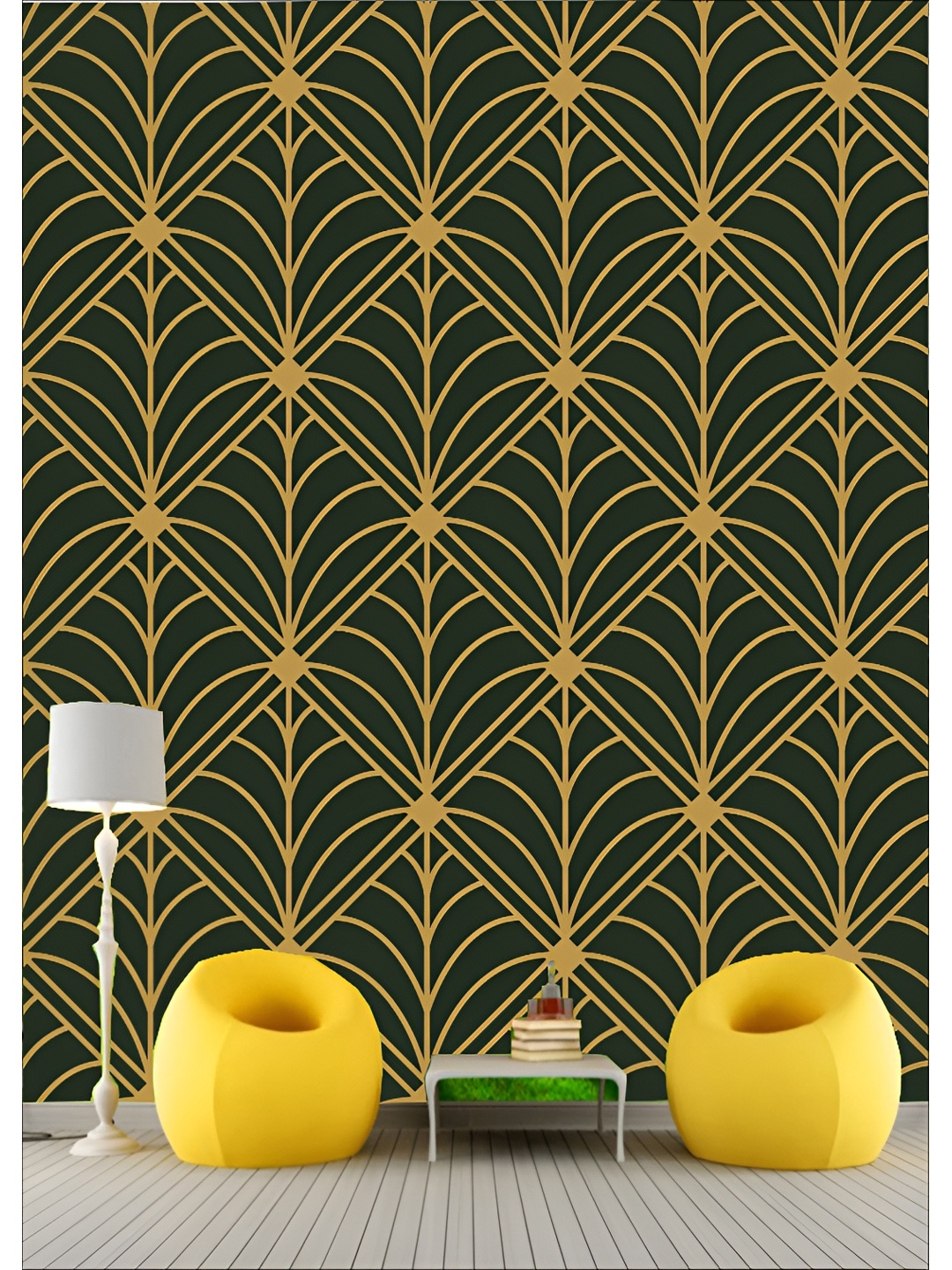 

Aura Black Printed Self-Adhesive Wall Sicker