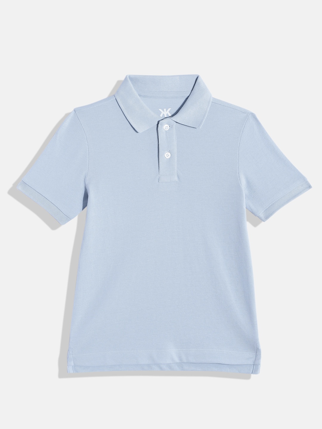 

Kook N Keech Teens Boys Polo Collar Pure Cotton T-shirt, Blue
