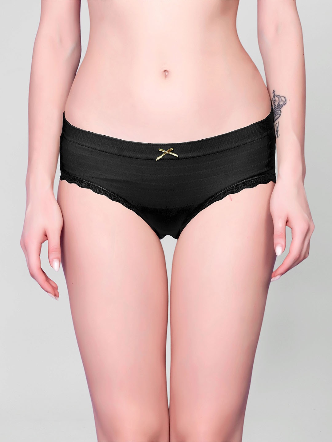

Gopalvilla Mid Rise Hipster Briefs GP108_BK, Black