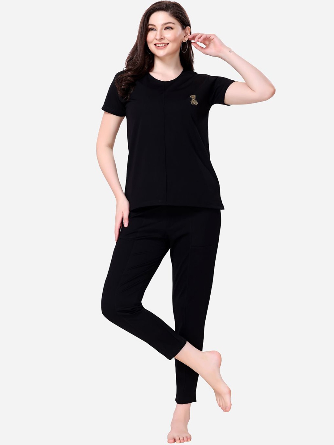 

Lenissa Women Night suit LP-165, Black