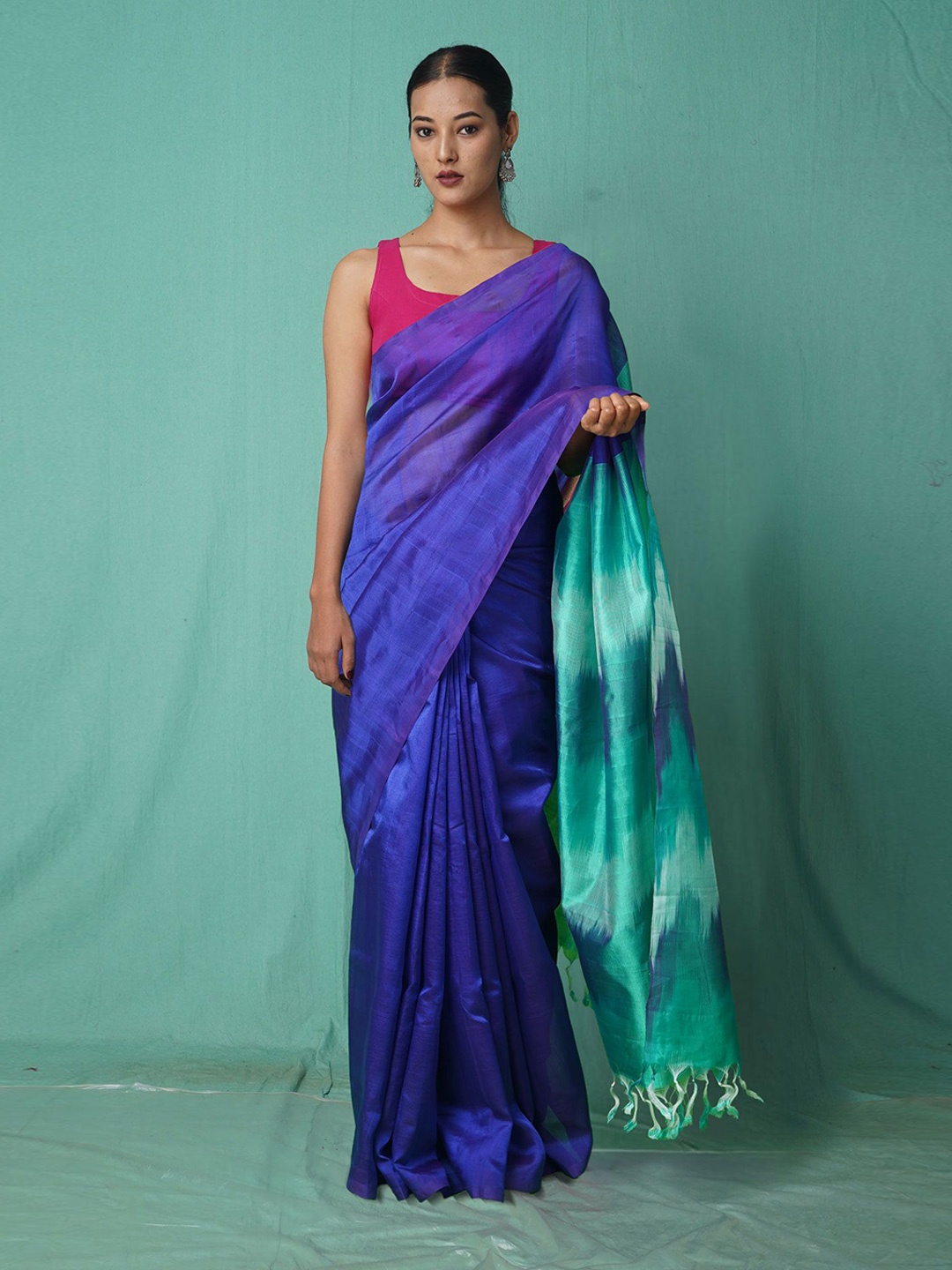 

Unnati Silks Handloom Kota Saree, Blue