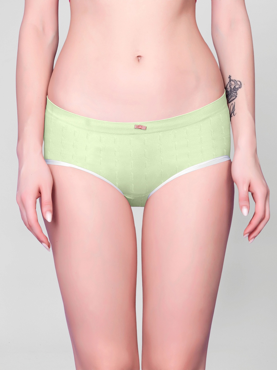 

Gopalvilla Women Seamless Hipster Briefs, Lime green