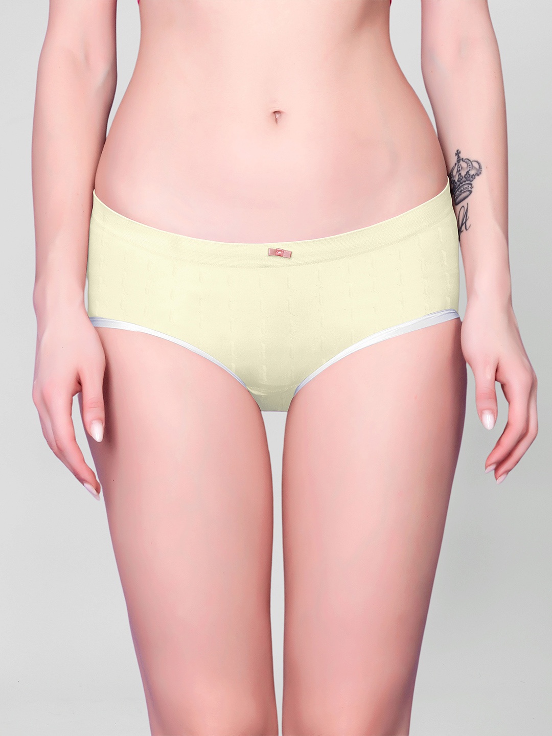 

Gopalvilla Women Seamless Hipster Brief, Yellow