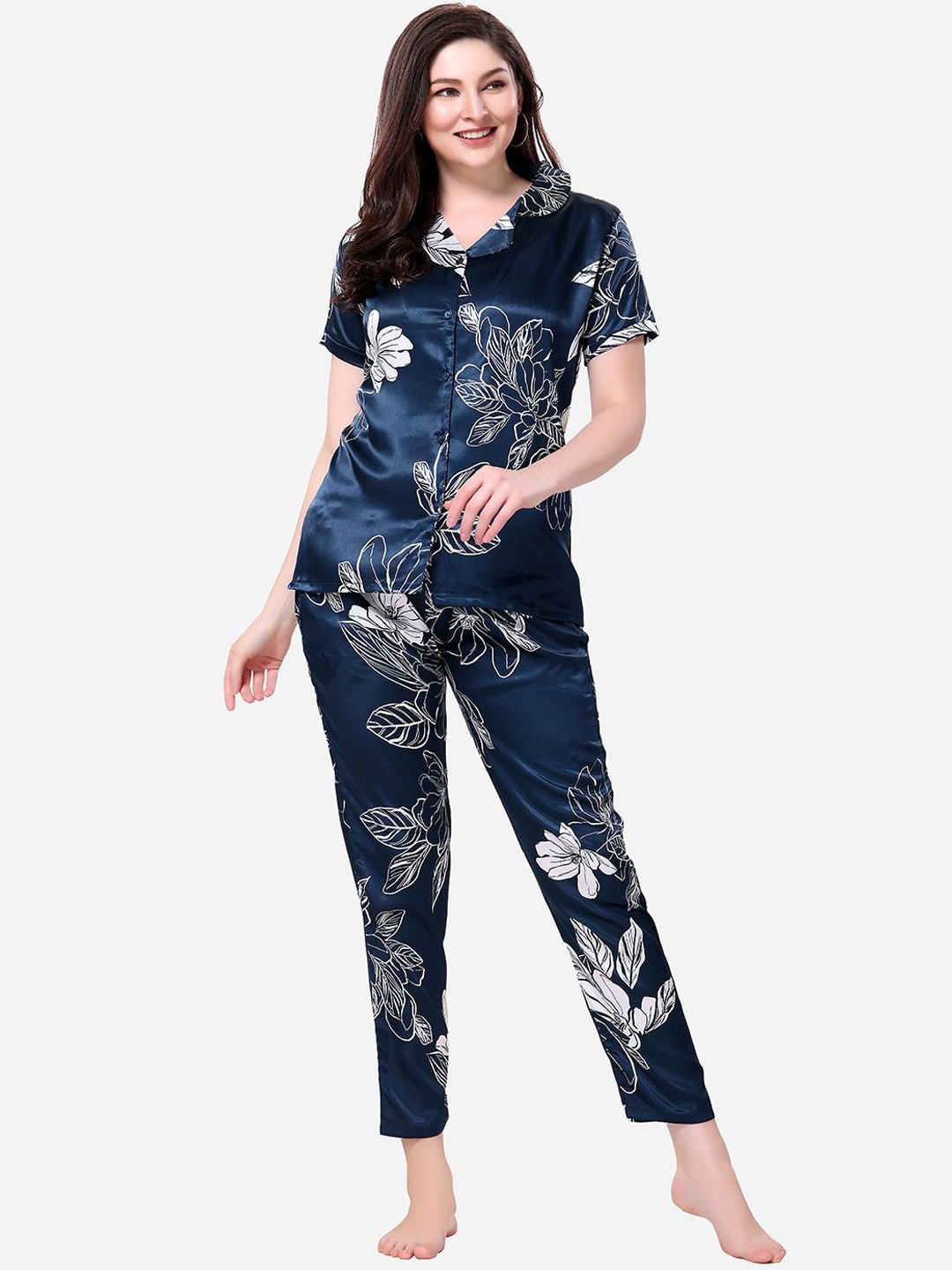 

Lenissa Women Printed Night suit LFO-1233, Blue