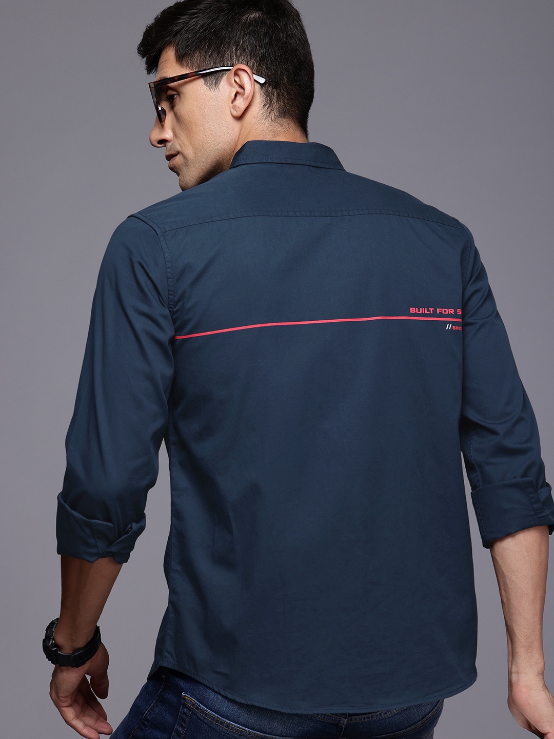 

Ducati Pure Cotton Casual Shirt, Navy blue