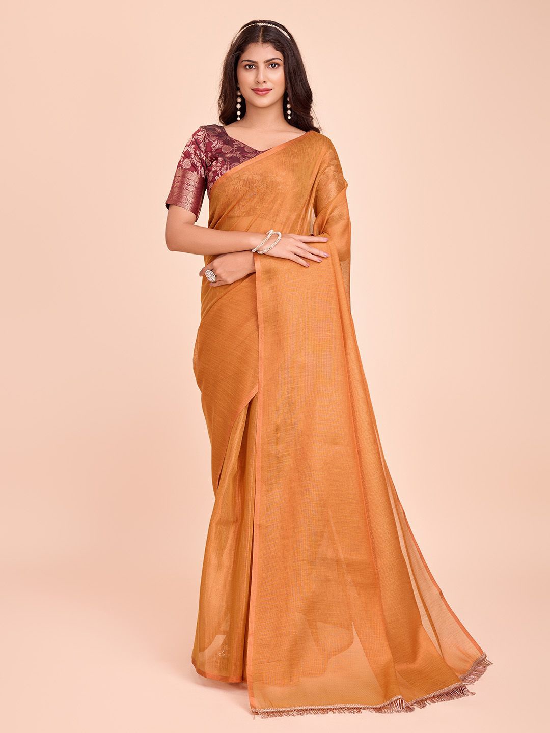 

Tasarika Tissue Saree, Gold