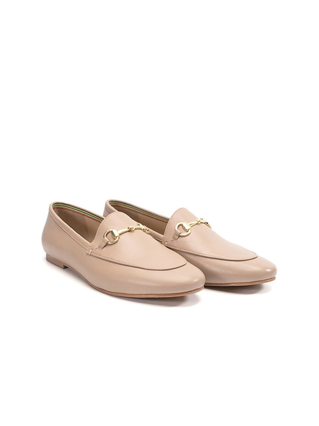 

HEEL YOUR SOLE Women Leather Slip-On Sneakers, Taupe
