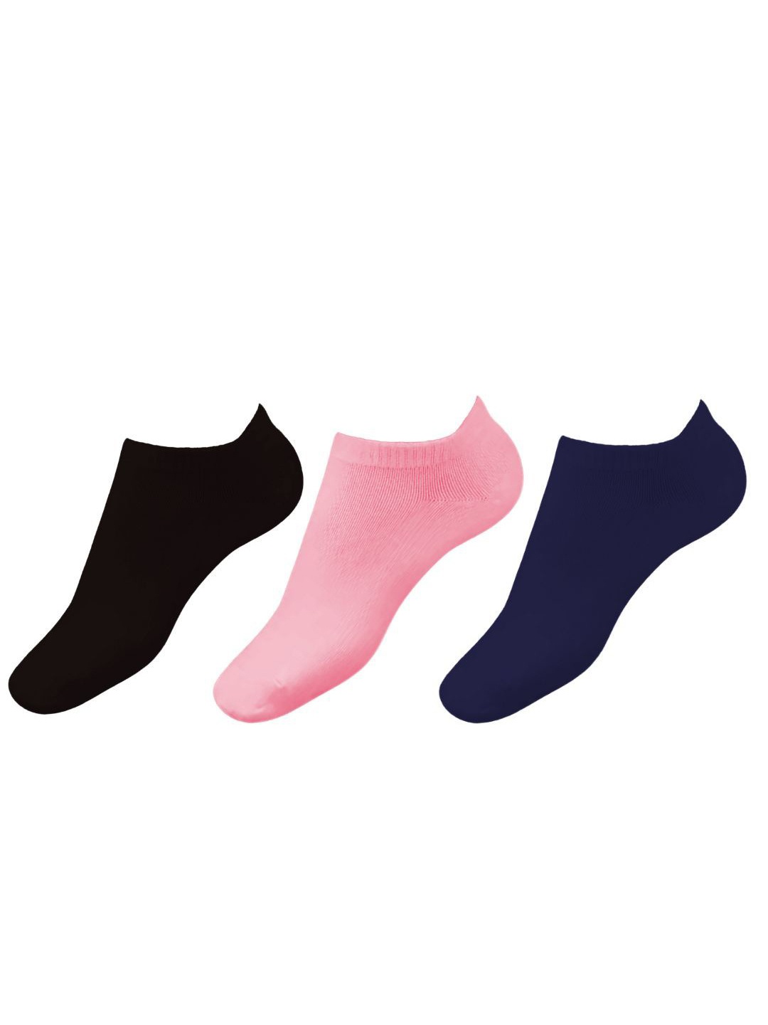 

Yuneek Women Pack of 3 Cotton Ankle Length Socks, Pink