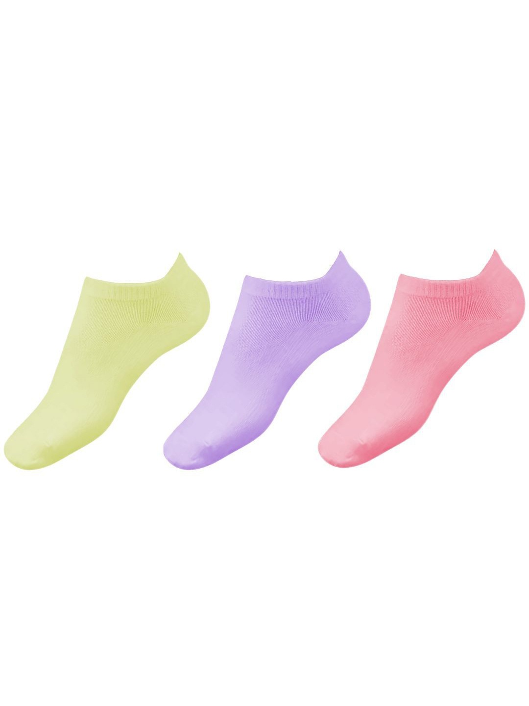

Yuneek Women Pack of 3 Cotton Ankle Length Socks, Pink