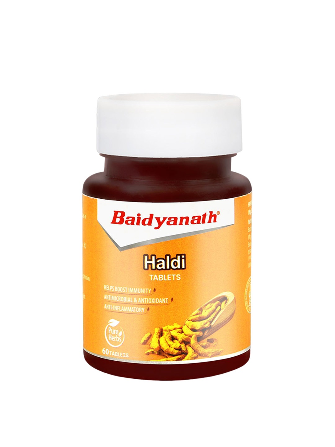 

Baidyanath Haldi Tablets For Boosting Immunity - 60 Tablets, Orange