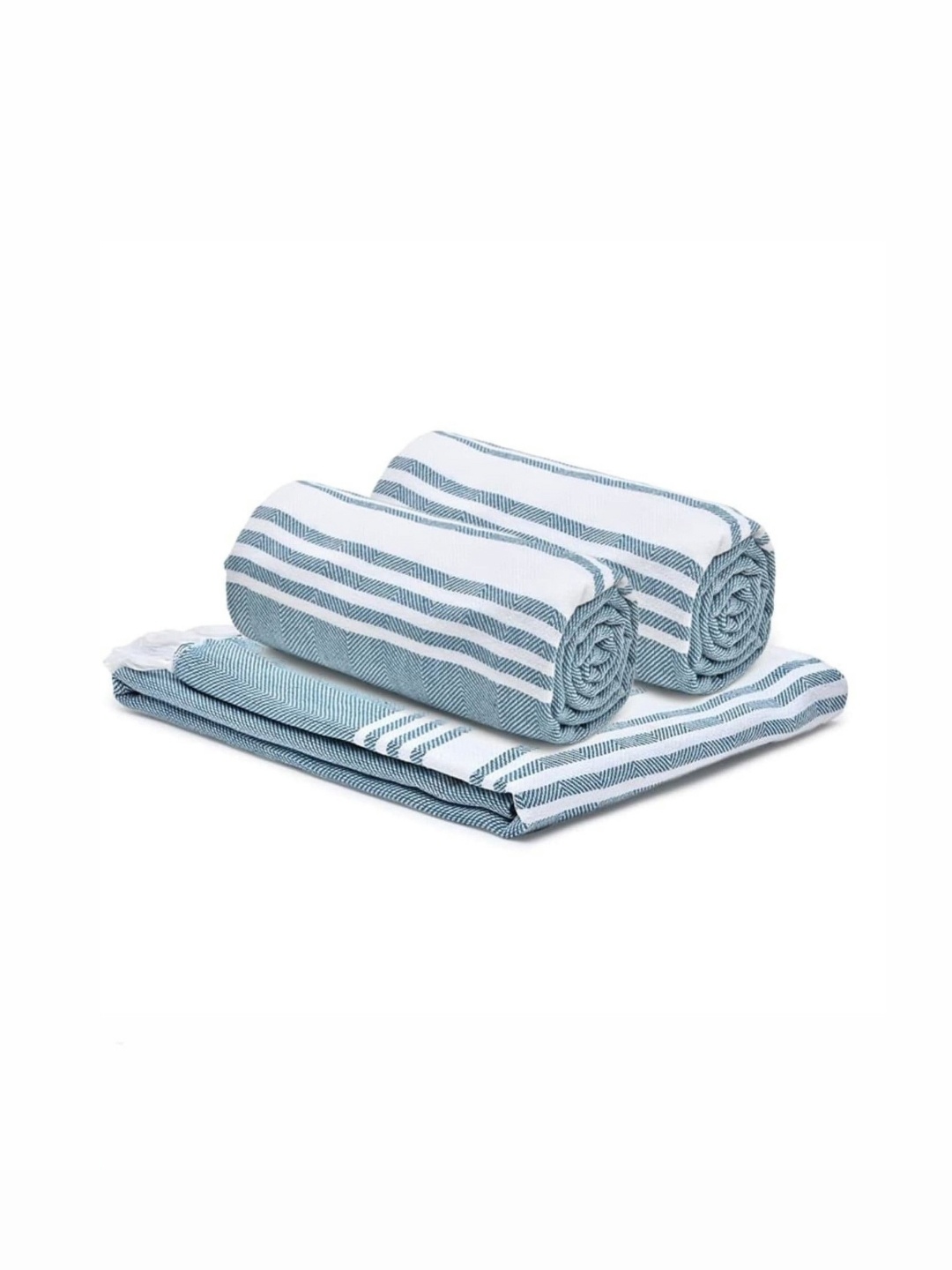 

The Better Home Blue 3 Piece Cotton 200 GSM Towel Set