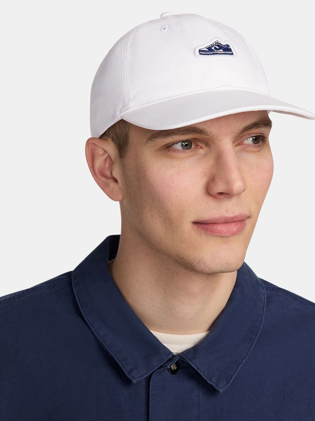 

Nike Club Unstructured Dunk Patch Cap, White