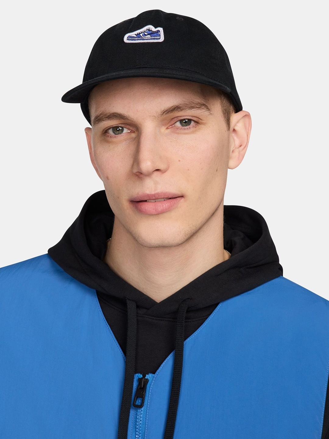

Nike Club Unstructured Dunk Patch Cap, Black