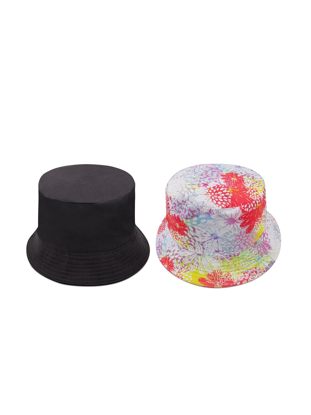

JENNA Printed Bucket Hat, White