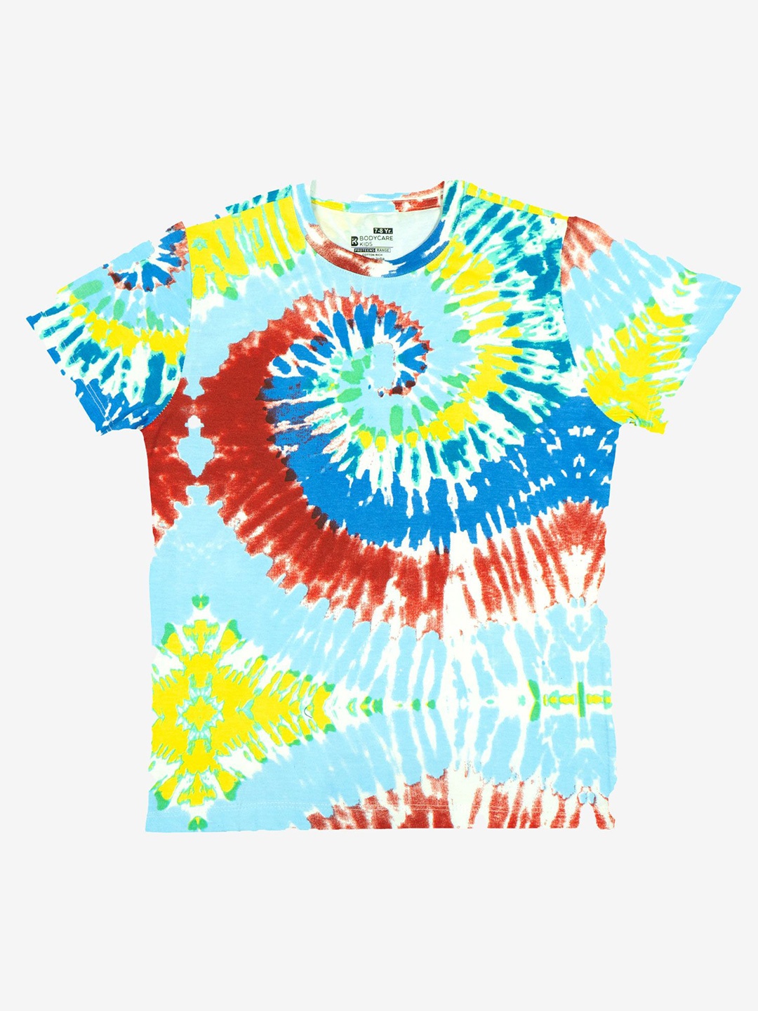 

Bodycare Boys Tie and Dyed Printed Round Neck T-shirt, Multi