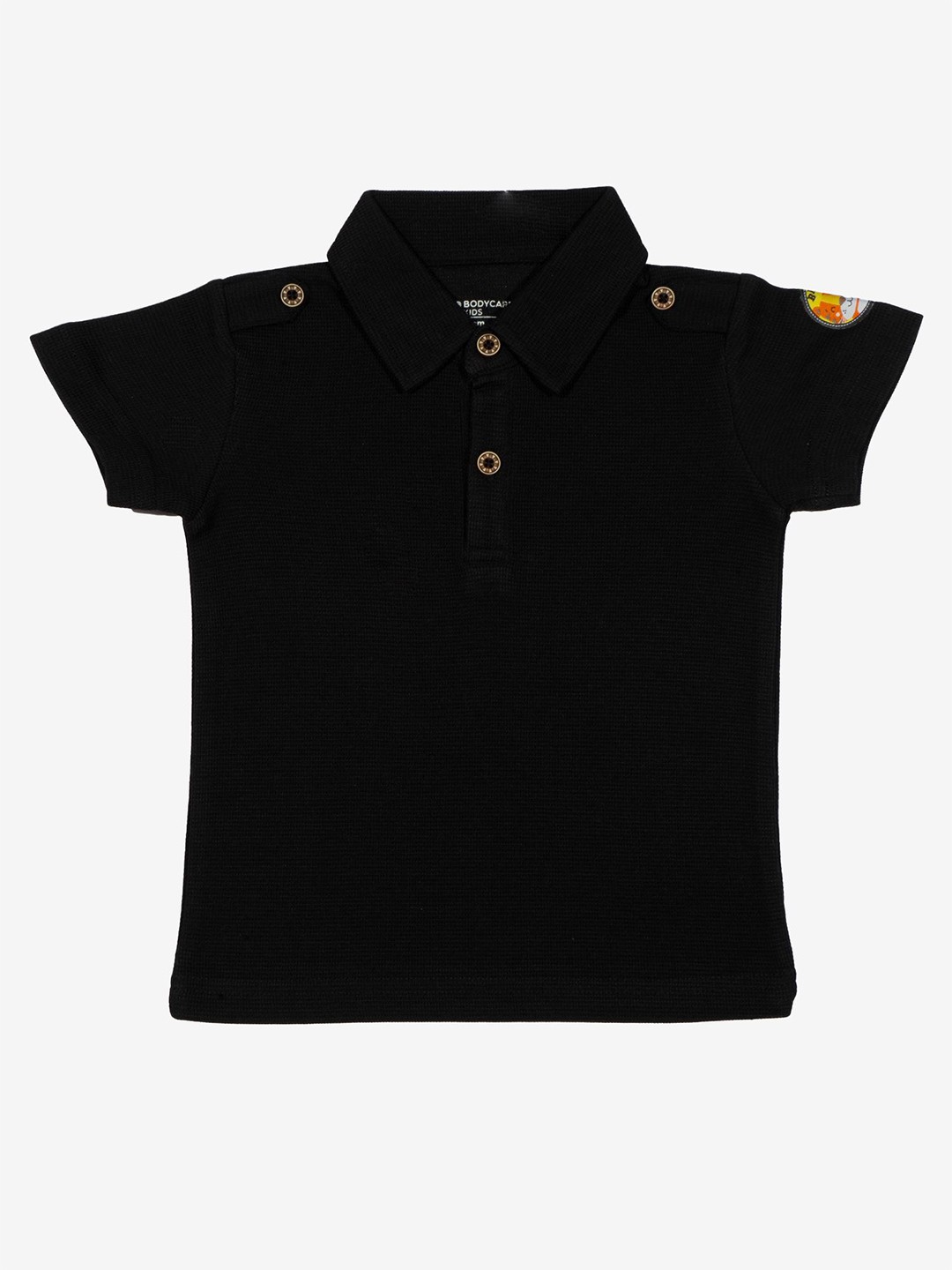 

Bodycare Boys Polo Collar Cotton T-shirt, Black