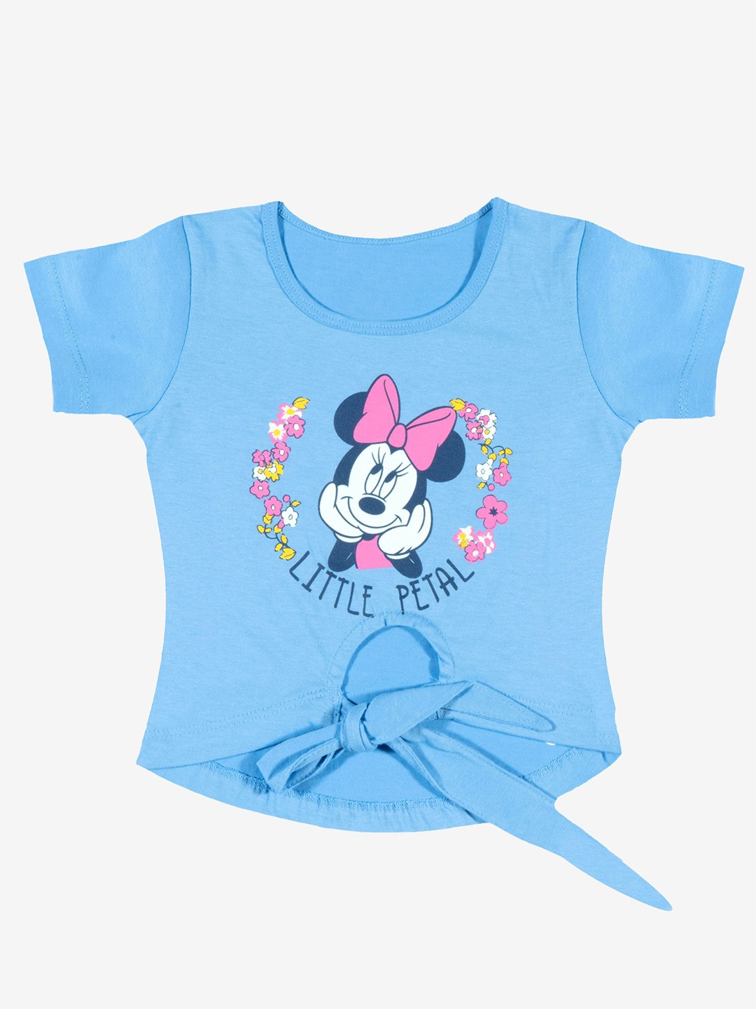 

Bodycare Girls Graphic Minnie Mouse Printed Cotton T-shirt, Blue
