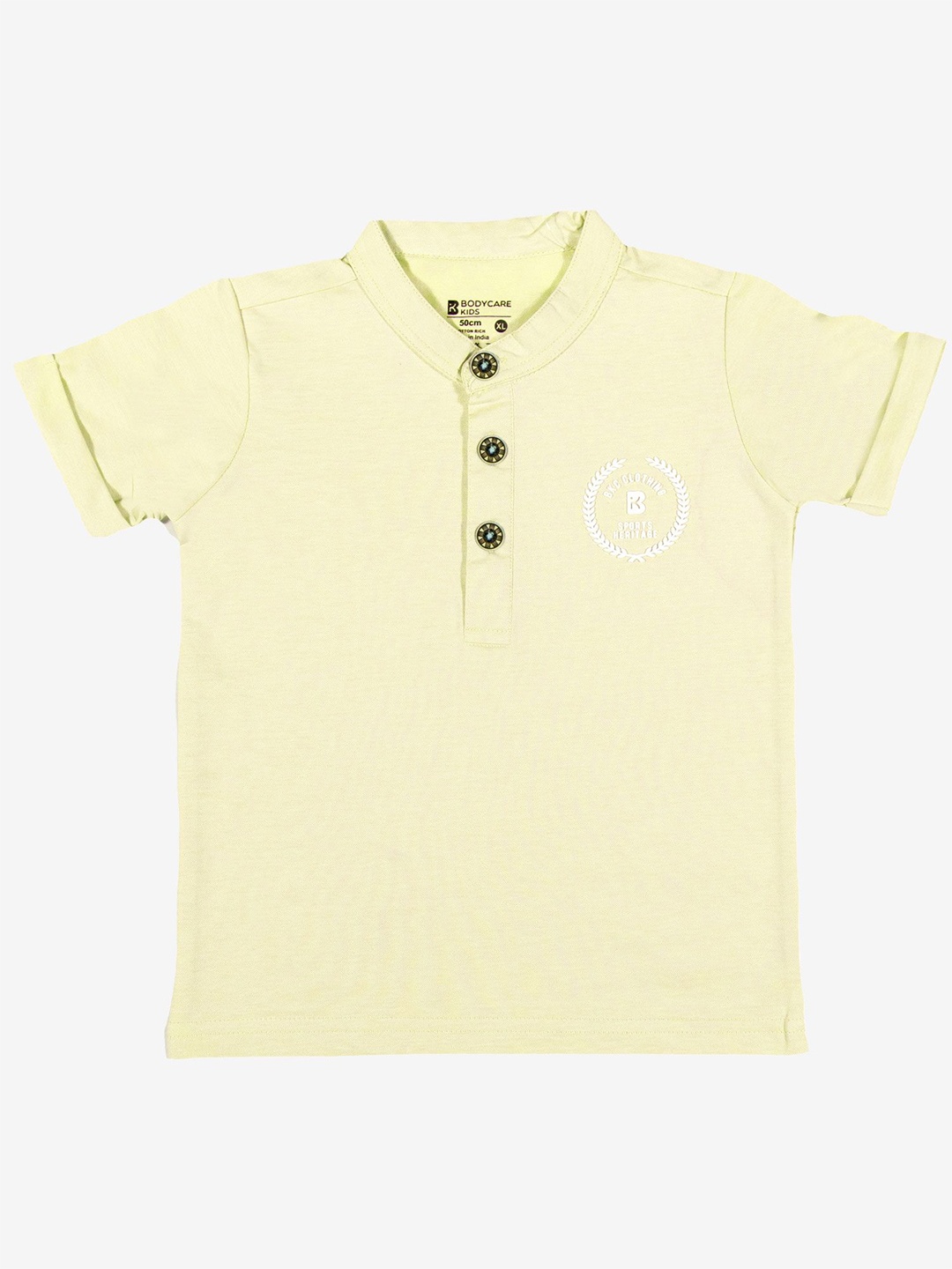 

Bodycare Boys Round Neck Solid T-shirt, Beige