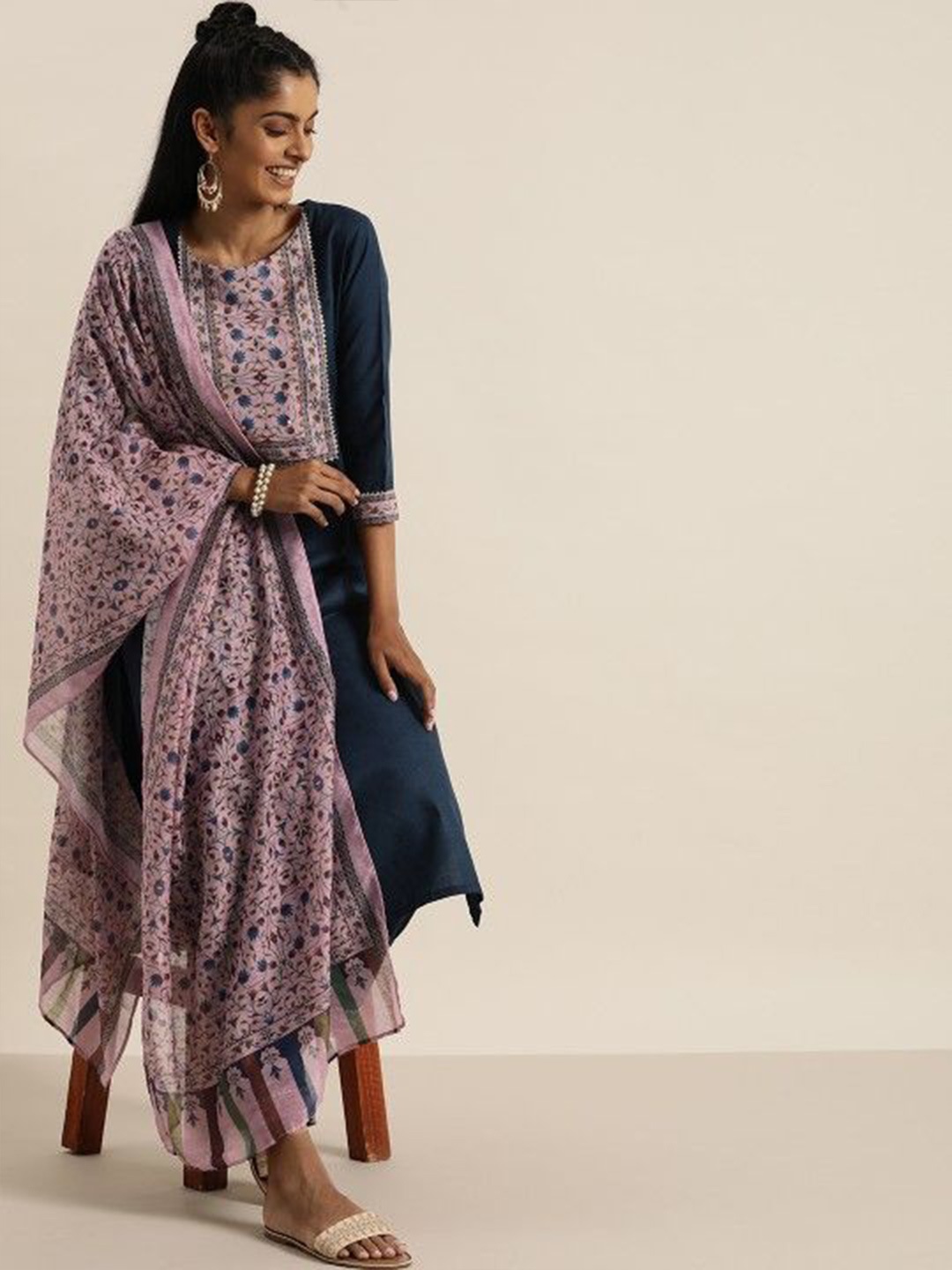 

shiloh Women Printed Dupatta, Pink
