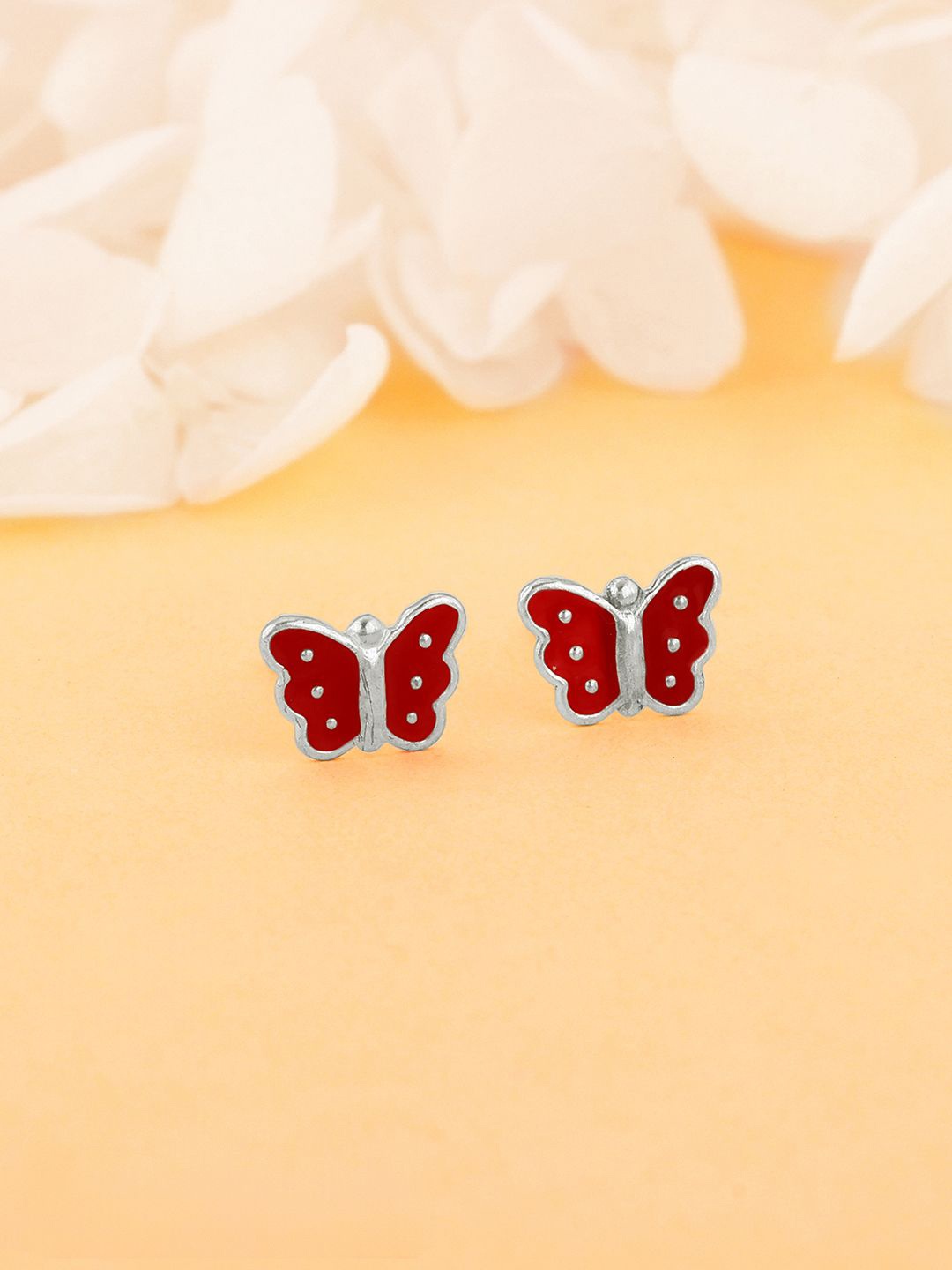 

GIVA Contemporary Studs Earrings, Silver