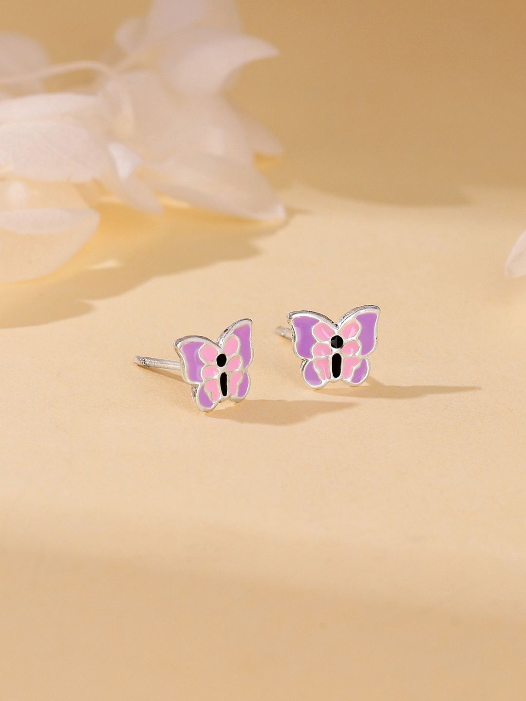 

GIVA Contemporary Studs Earrings, Silver