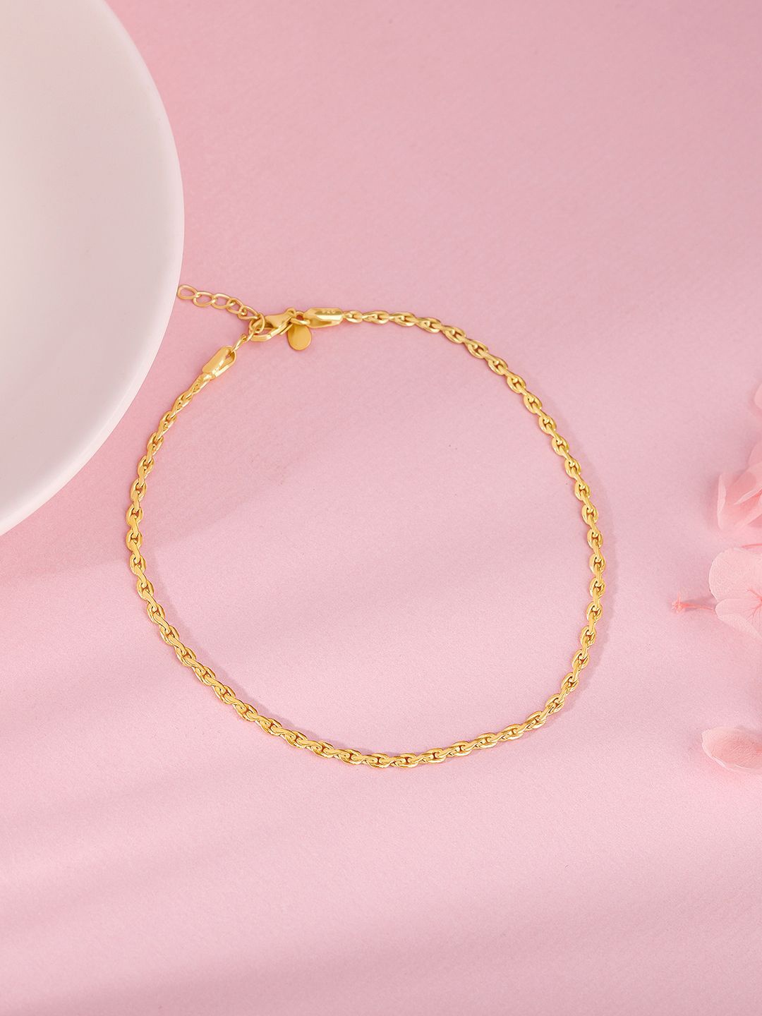 

GIVA Gold-Plated Anklet