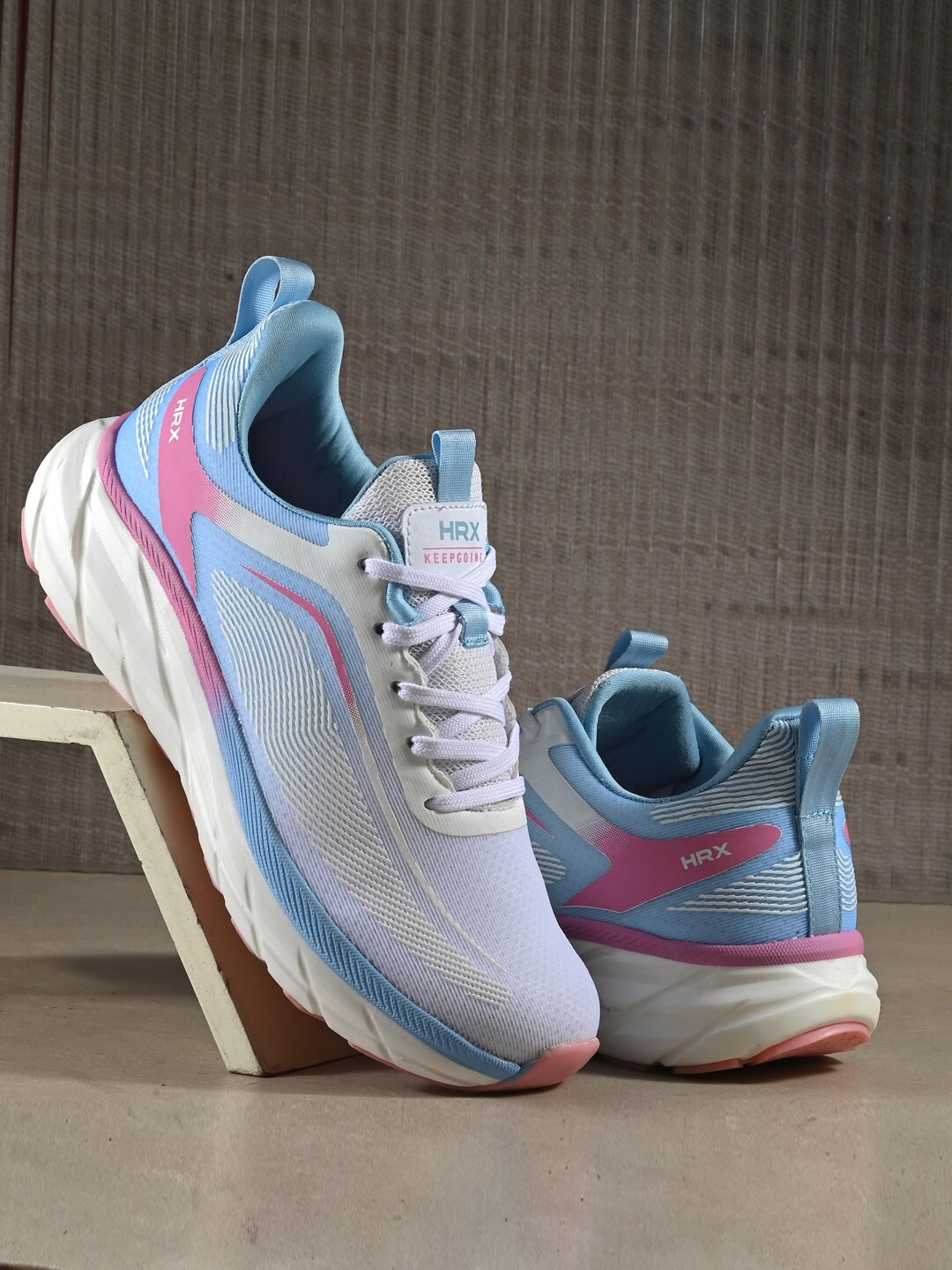 

HRX by Hrithik Roshan Women Mesh Running Non-Marking Shoes, Blue