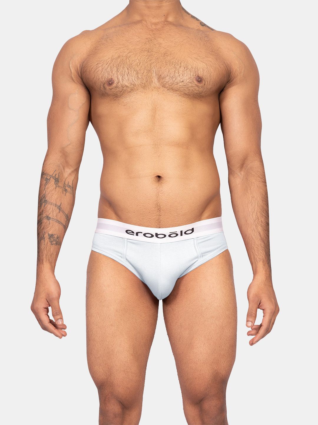 

EROBOLD Men Pure Cotton Briefs MBR-BR17WH1CS00, White