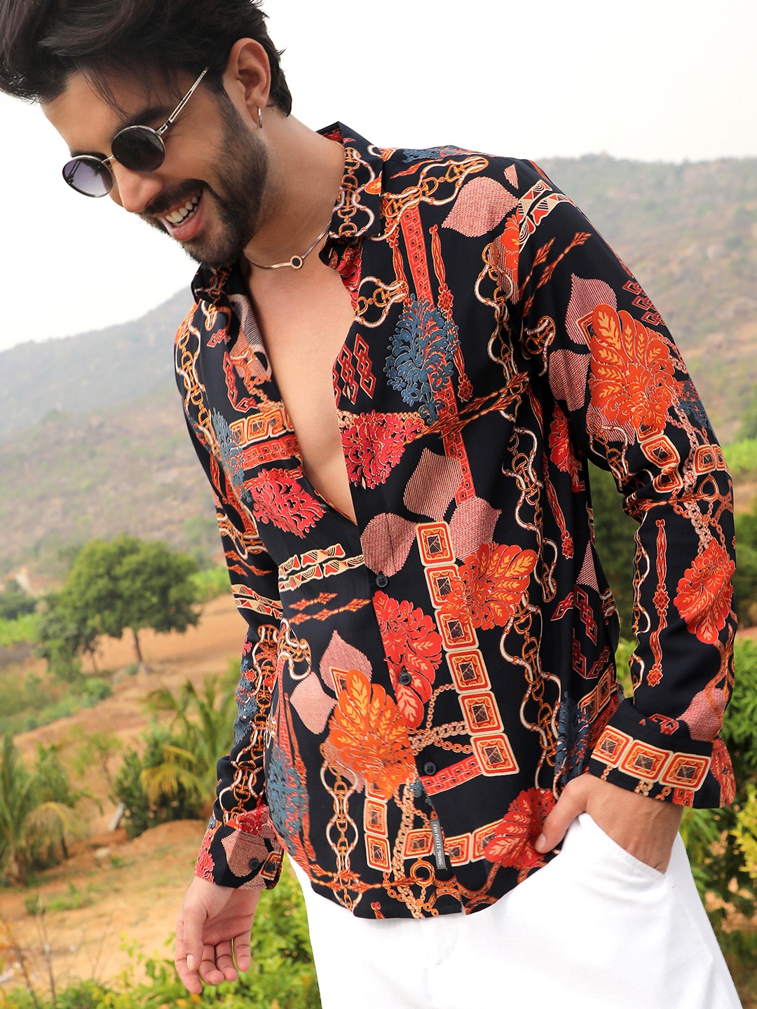 

Campus Sutra Men Classic Floral Opaque Printed Casual Shirt, Multi