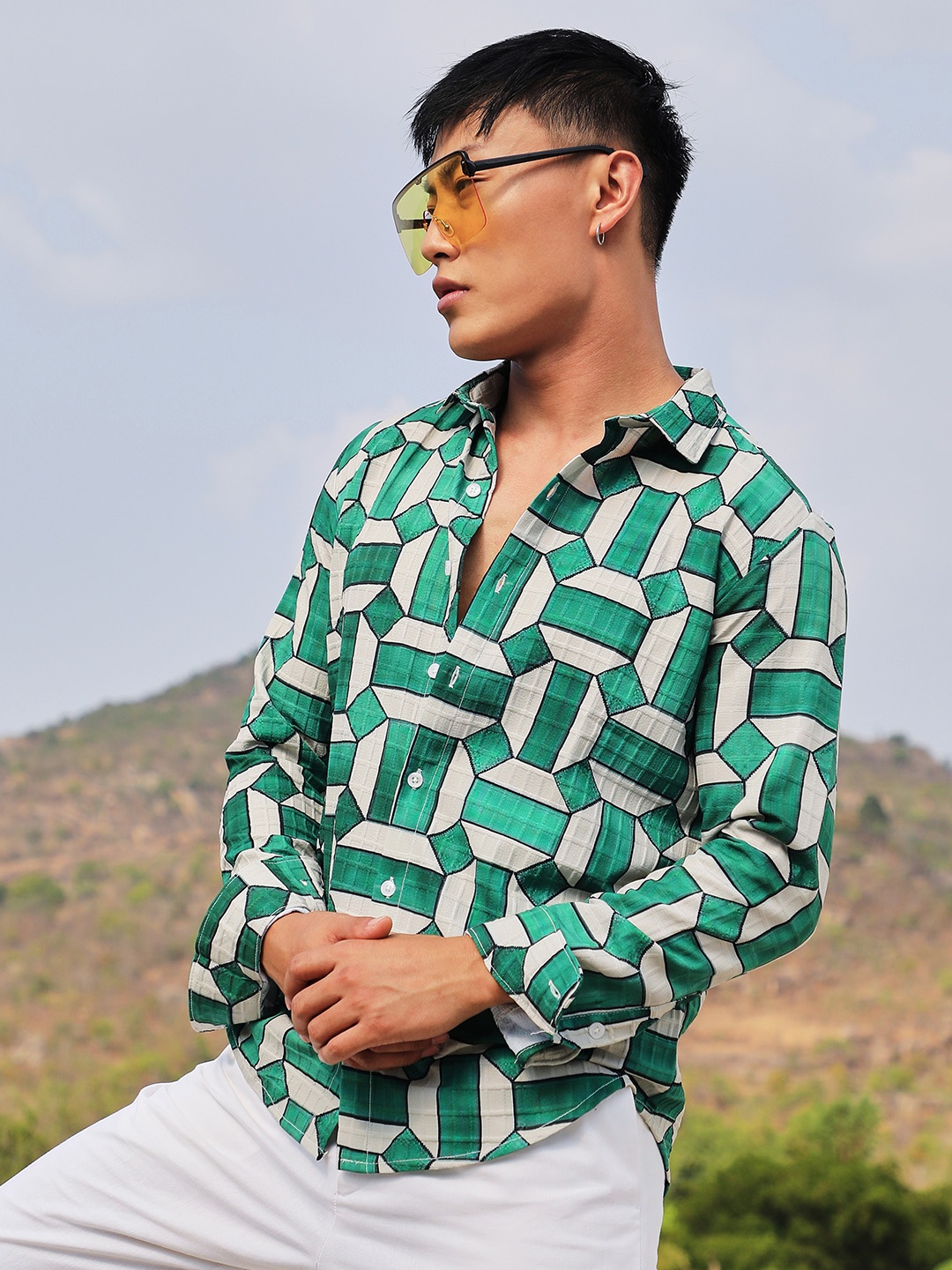 

Campus Sutra Men Classic Opaque Printed Casual Shirt, Multi