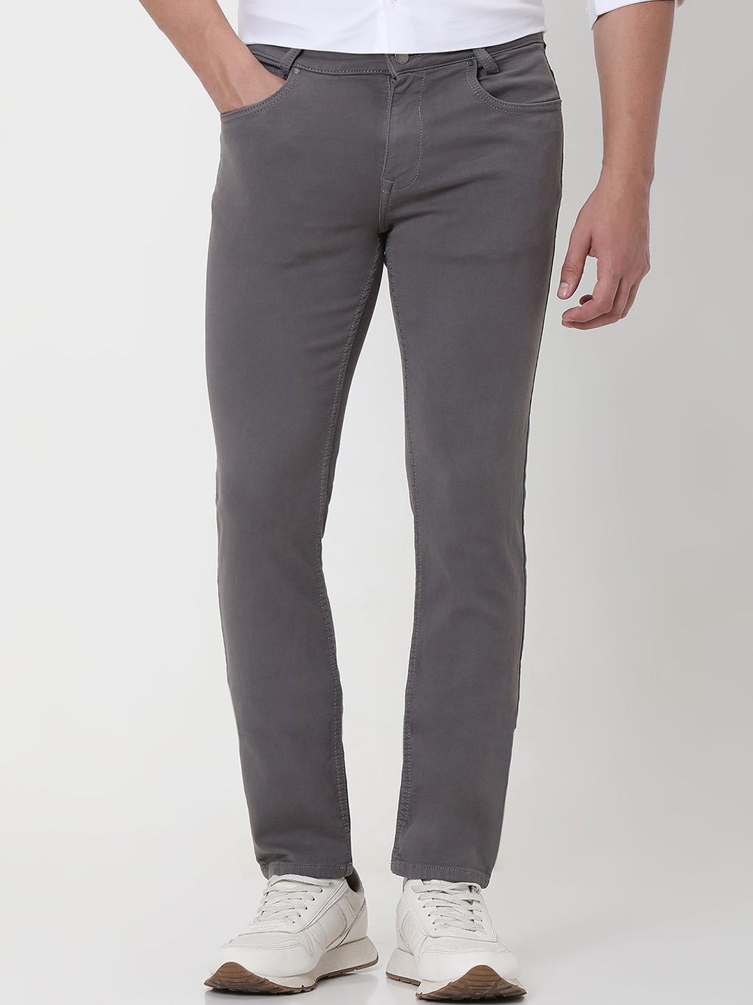 

Mufti Men Skinny Fit Stretchable Jeans, Grey