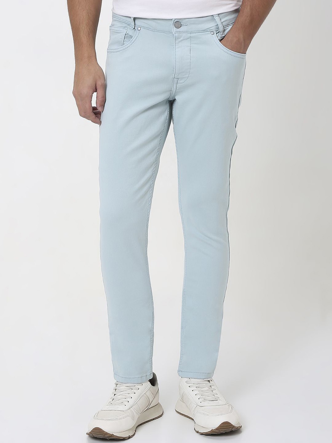 

Mufti Men Skinny Fit Stretchable Jeans, Blue