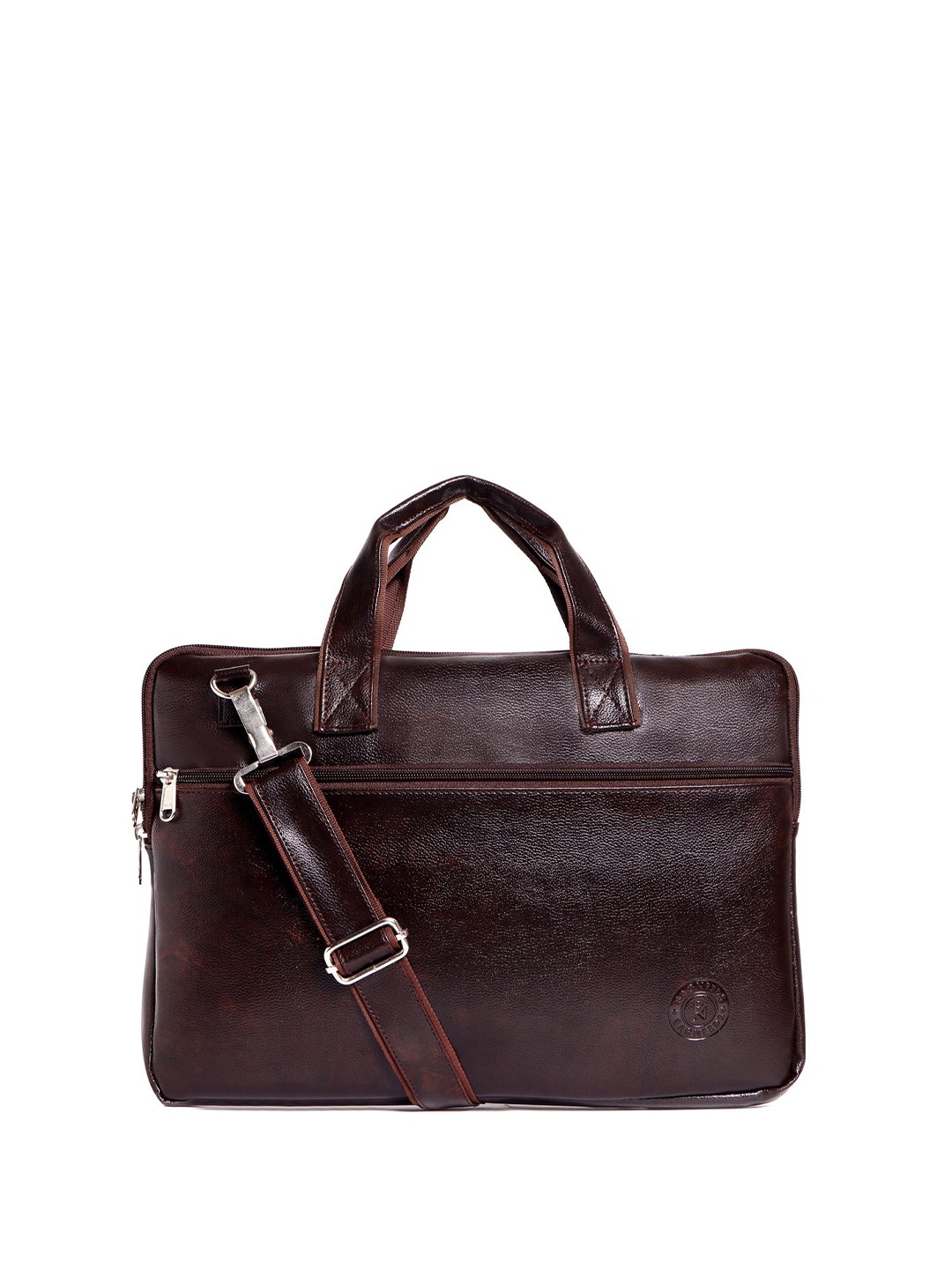 

bagneeds Unisex Solid Messenger Bag, Brown