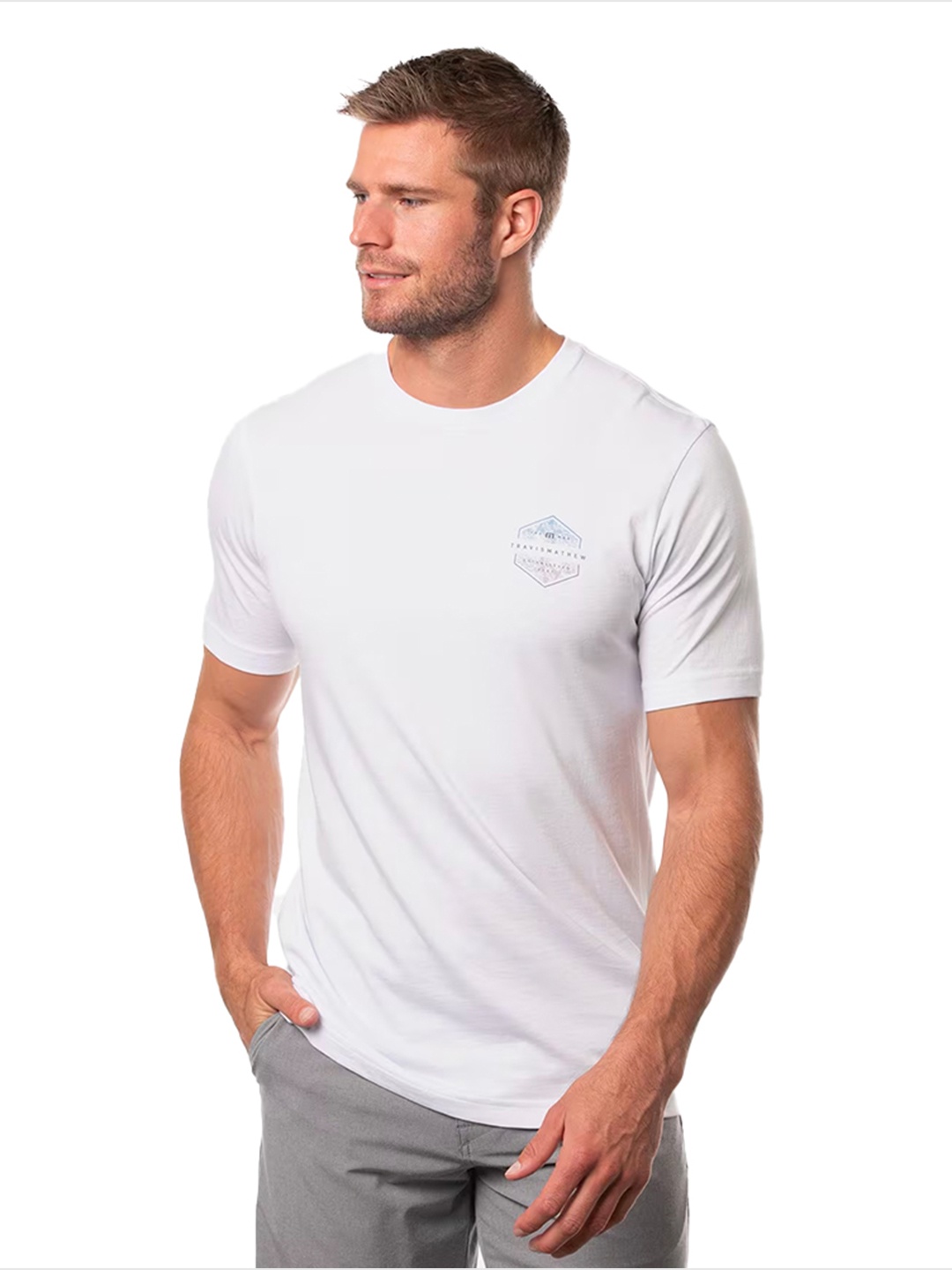 

TRAVIS MATHEW Men T-shirt, White