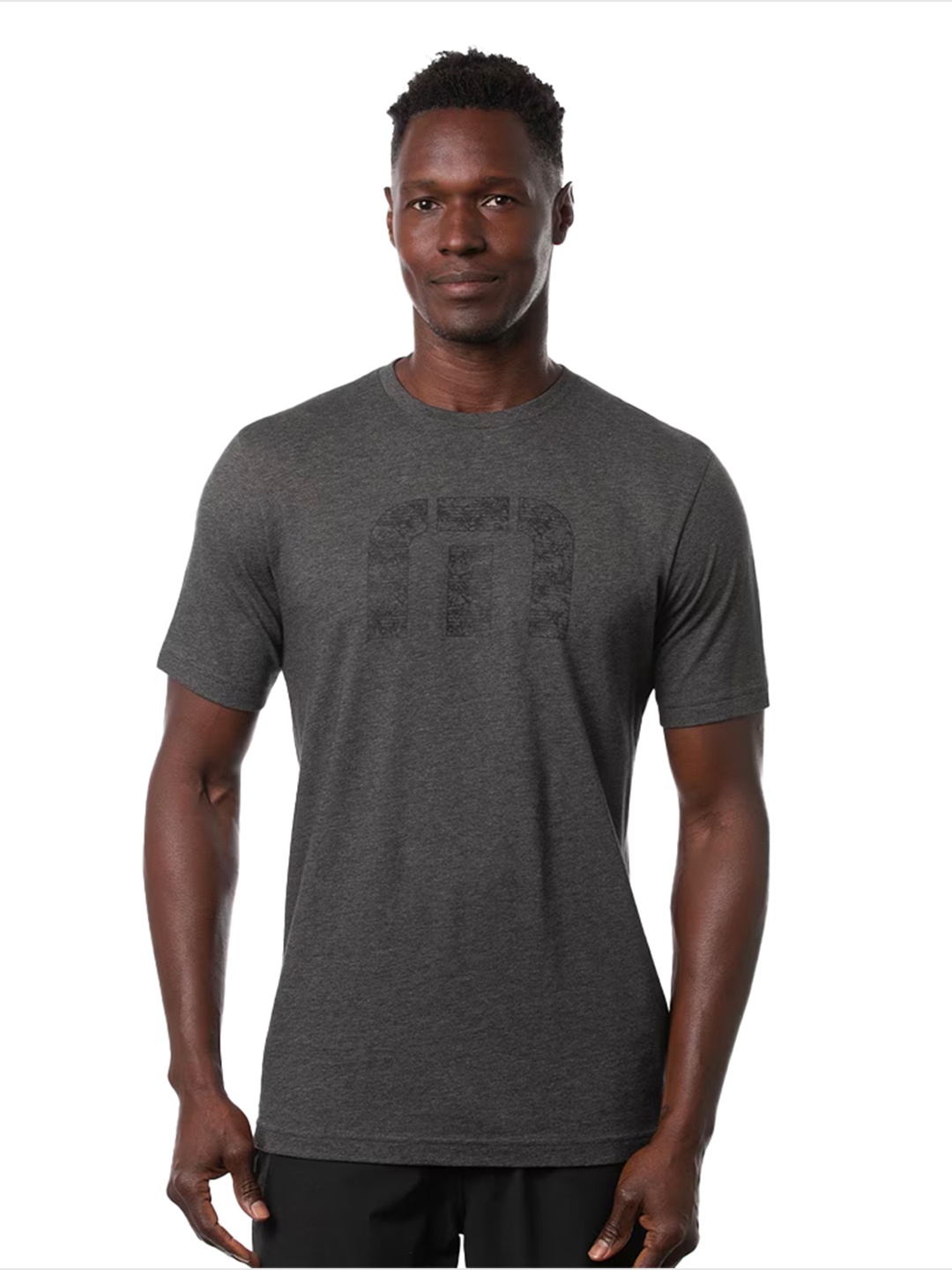 

TRAVIS MATHEW Men Printed Applique T-shirt, Grey