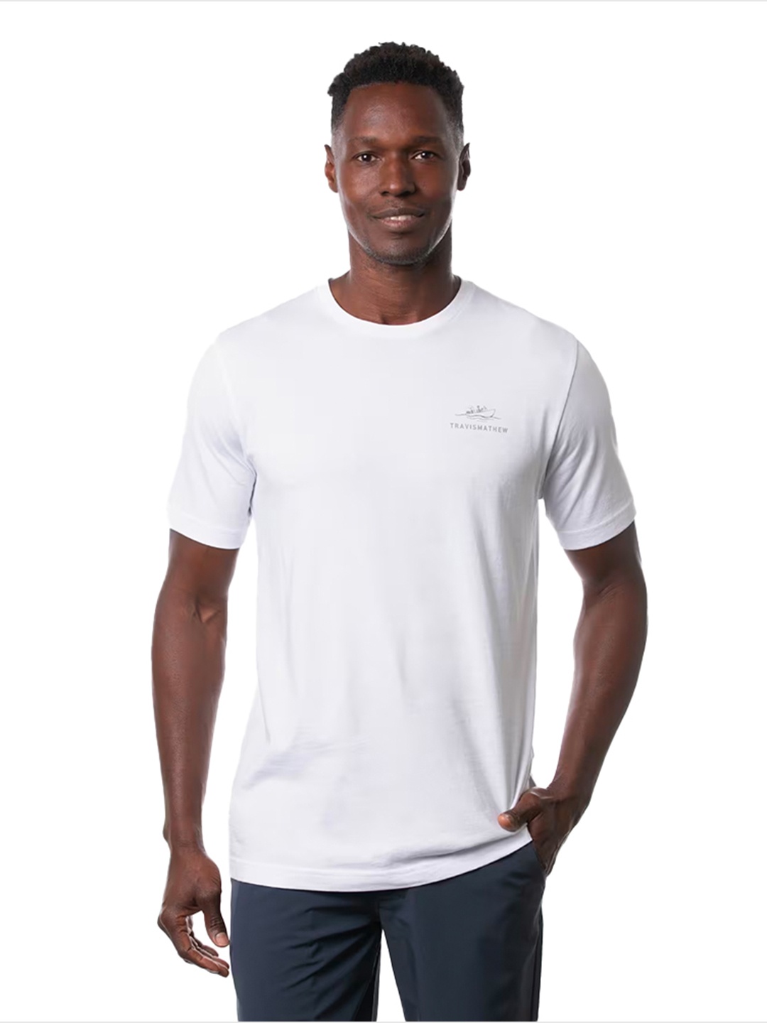 

TRAVIS MATHEW Men T-shirt, White