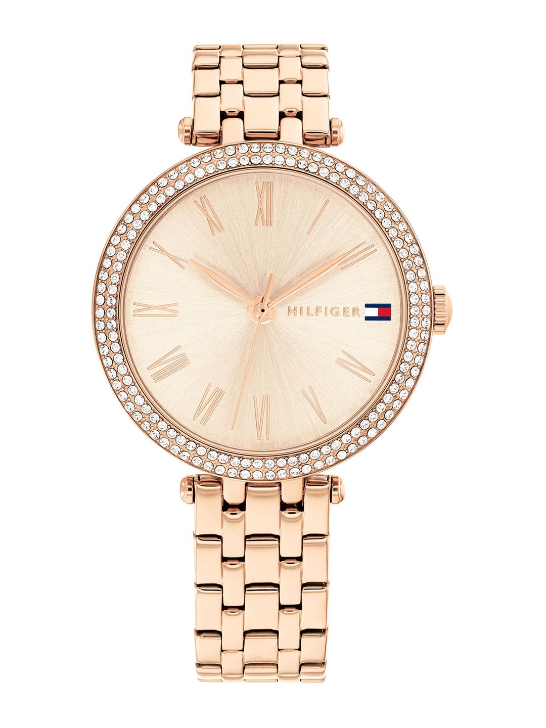 

Tommy Hilfiger Women Embellished Dial Analogue Watch TH1782721, Gold