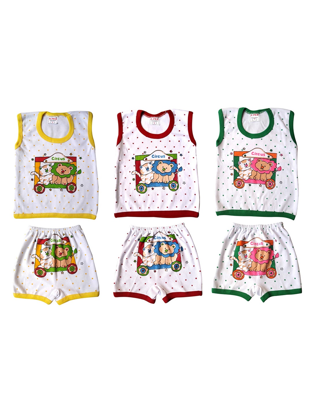 

BAESD Unisex Kids Printed T-shirt with Shorts, White