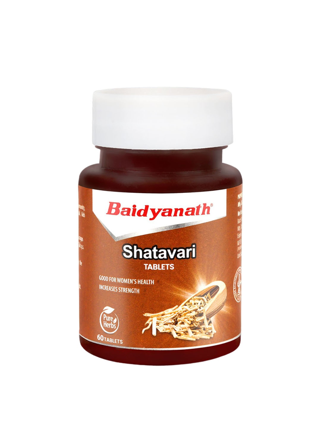 

Baidyanath Shatavari Tablets To Boosts Immunity & Mental Performance - 60 Tablets, Brown