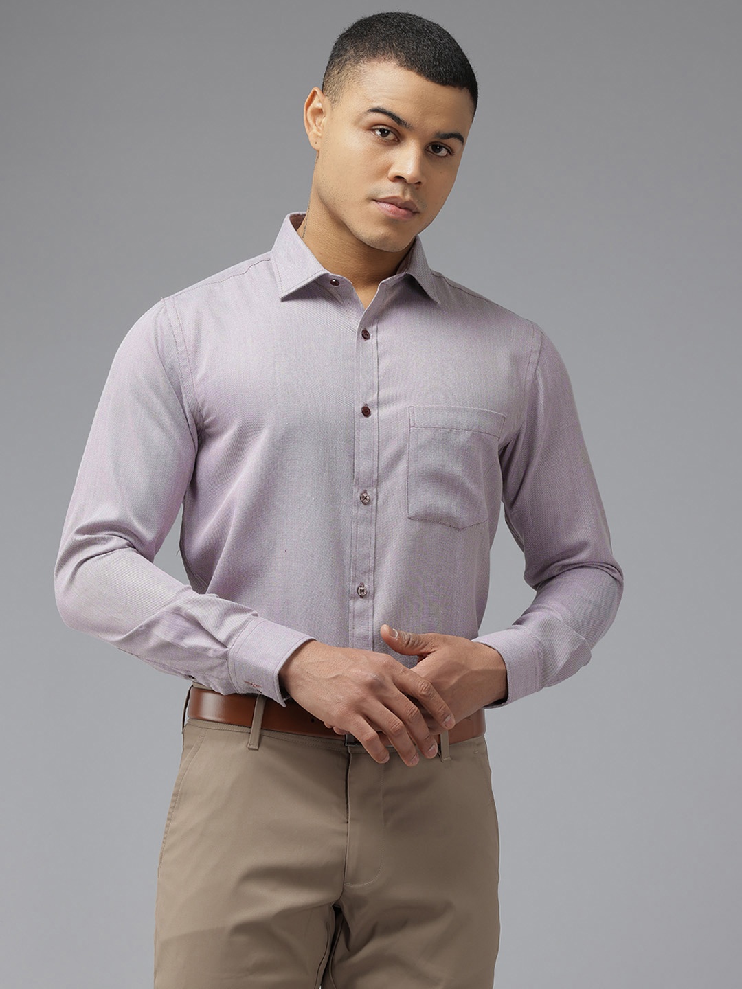 

Park Avenue Slim Fit Formal Shirt, Grey