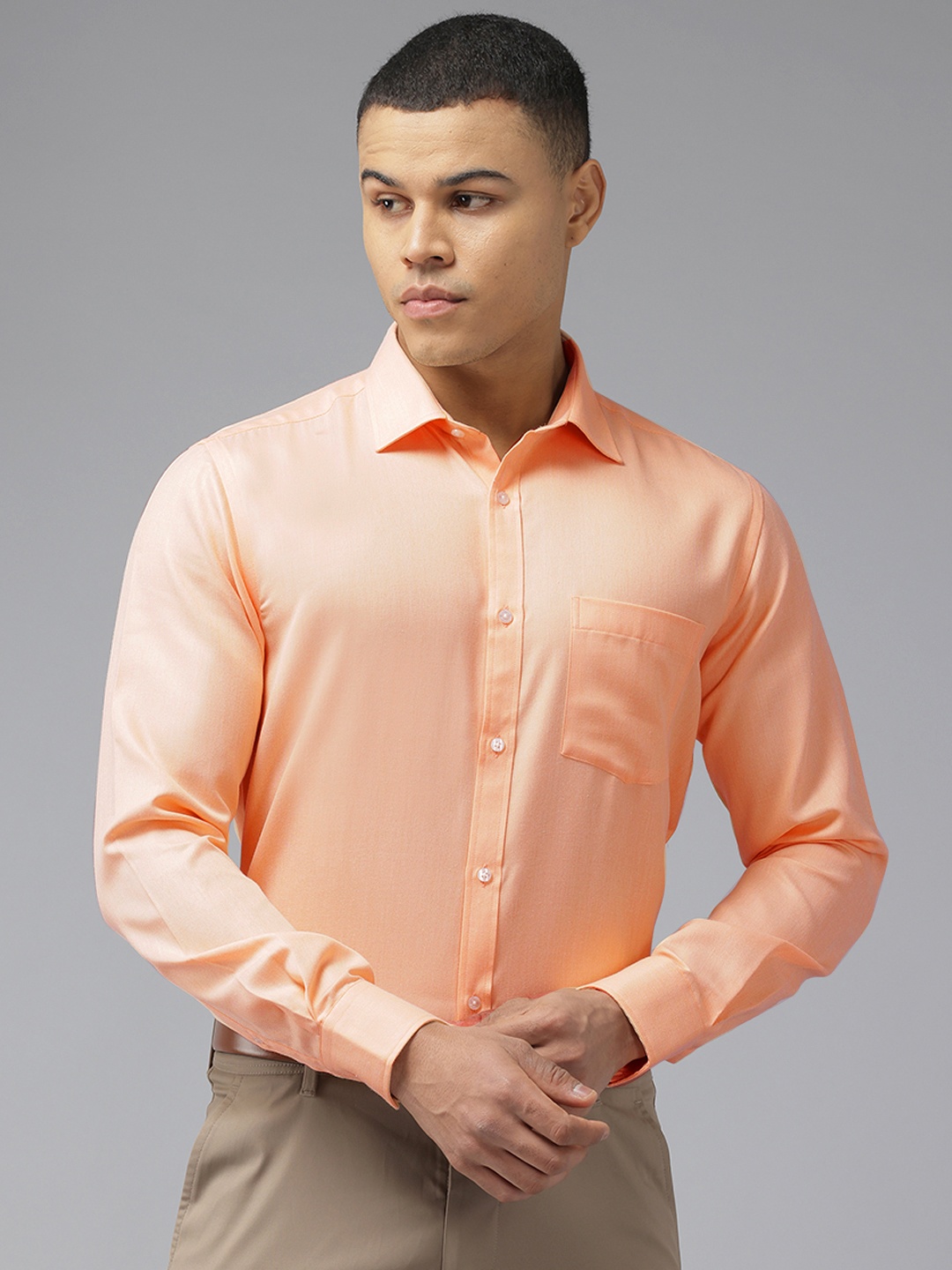 

Park Avenue Slim Fit Formal Shirt, Orange