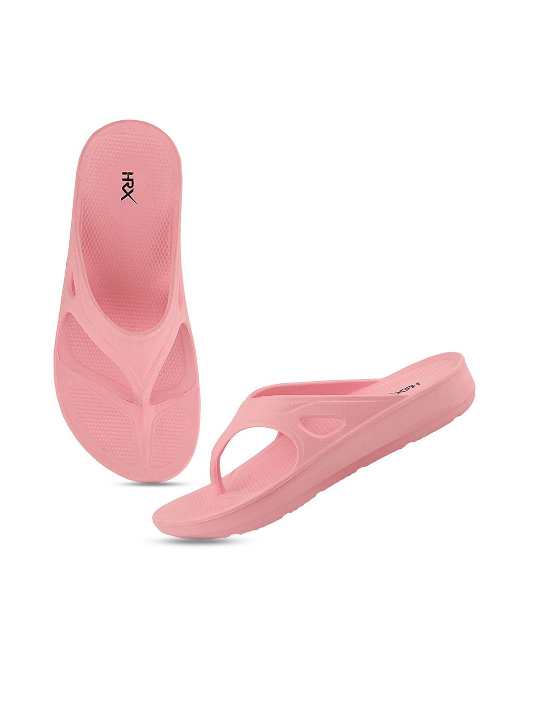 

HRX by Hrithik Roshan Women Rubber Thong Flip-Flops, Pink