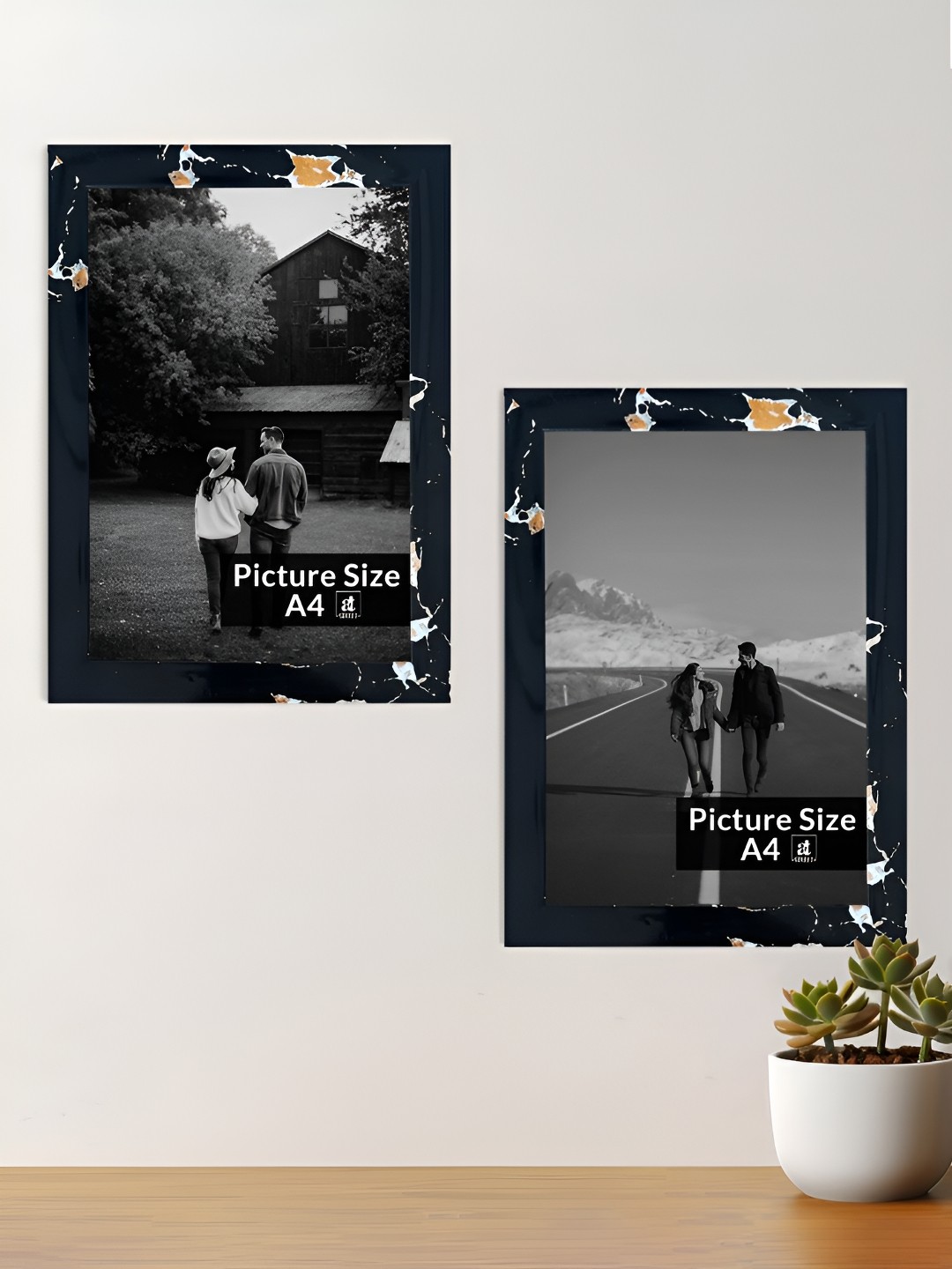 

Art Street Black 2 to 4 Pieces Wood Wall Photo Frames