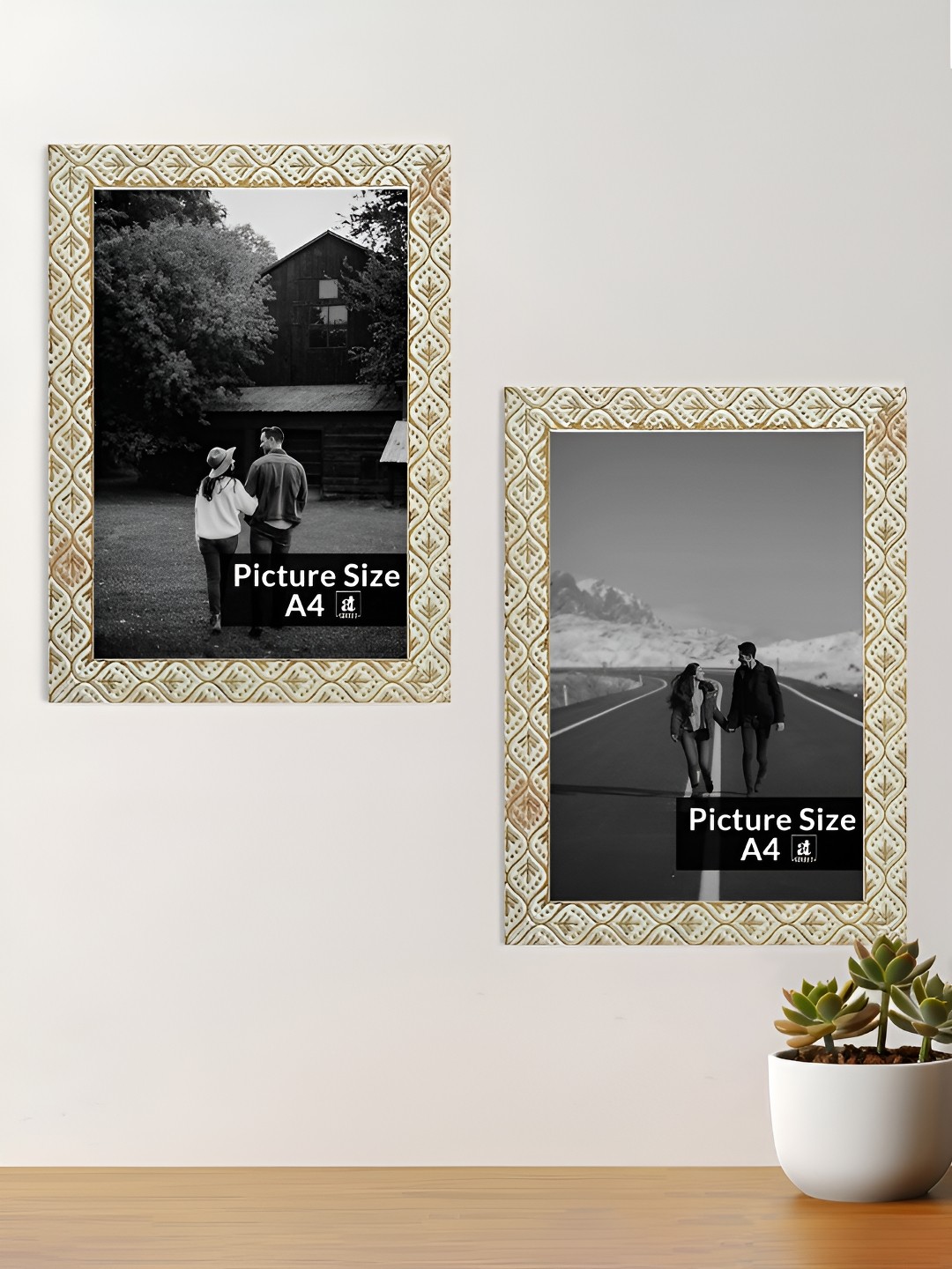 

Art Street Beige & Brown 2 to 4 Pieces Wood Wall Photo Frames