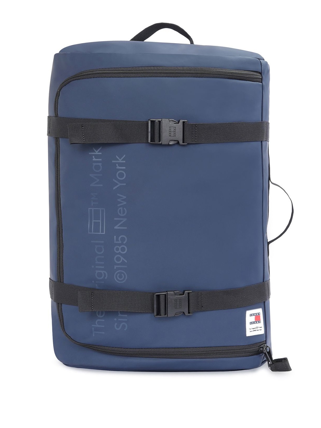 

Tommy Hilfiger Men Buckle Closure Ergonomic Backpack, Navy blue