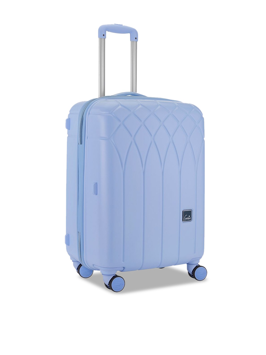 

Genie Hard-Sided Medium Trolley Suitcase, Blue