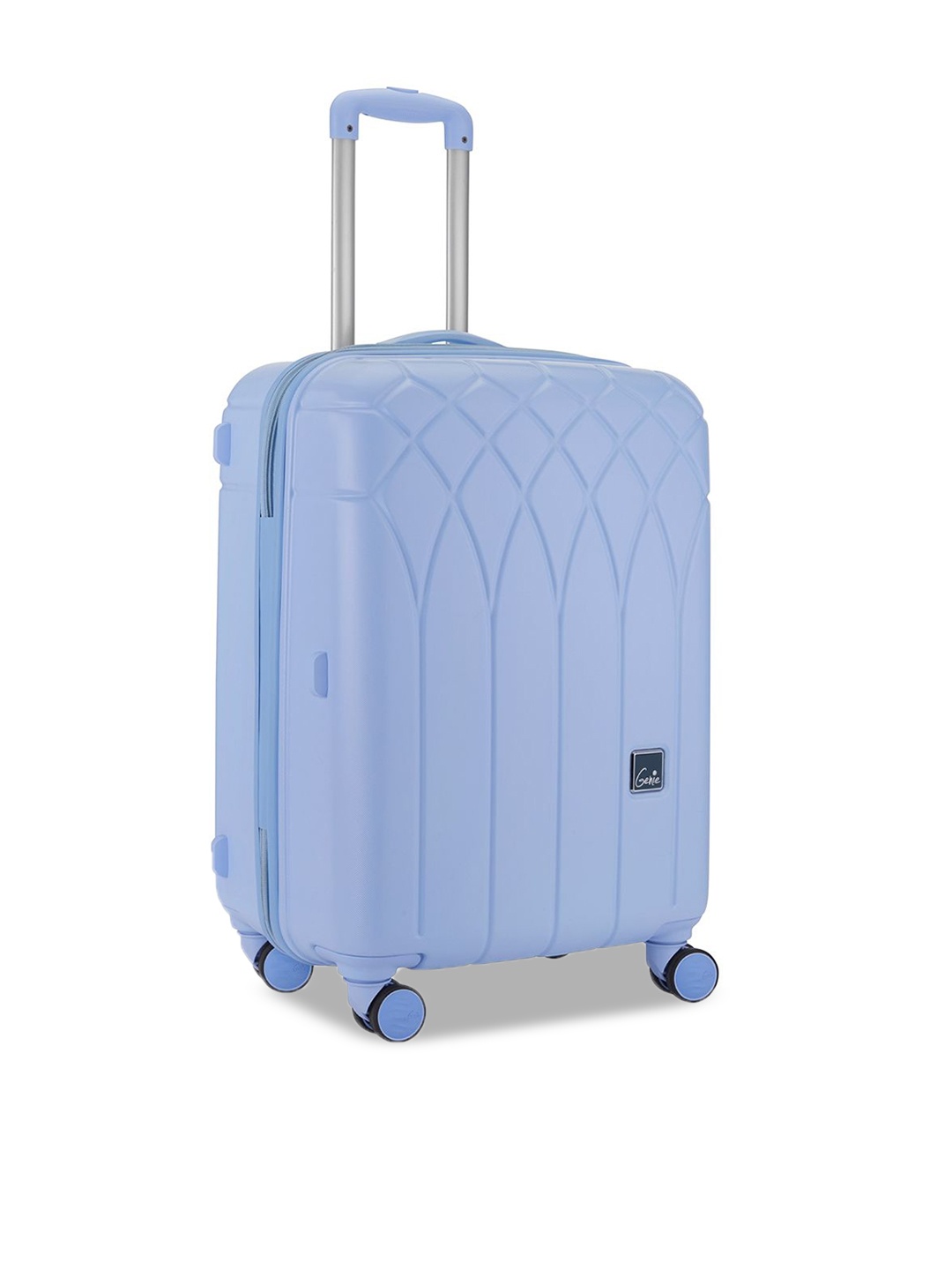

Genie Dew Textured Suitcase Trolley Bags, Blue