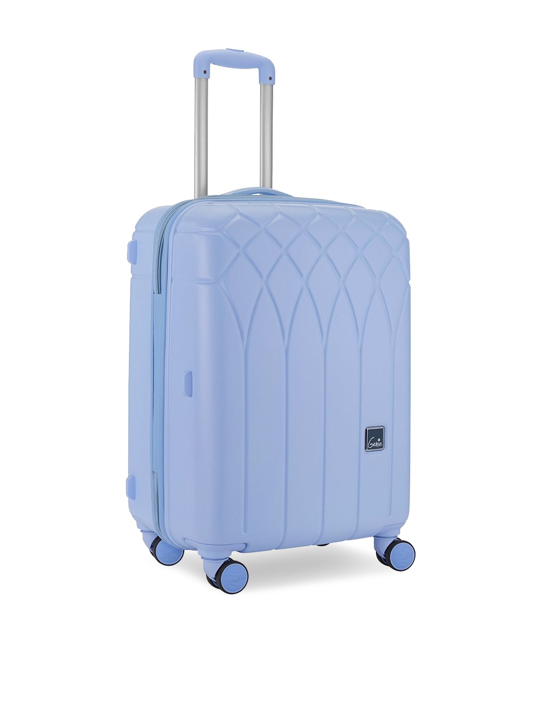 

Genie Dew Textured Suitcase Trolley Bags, Blue