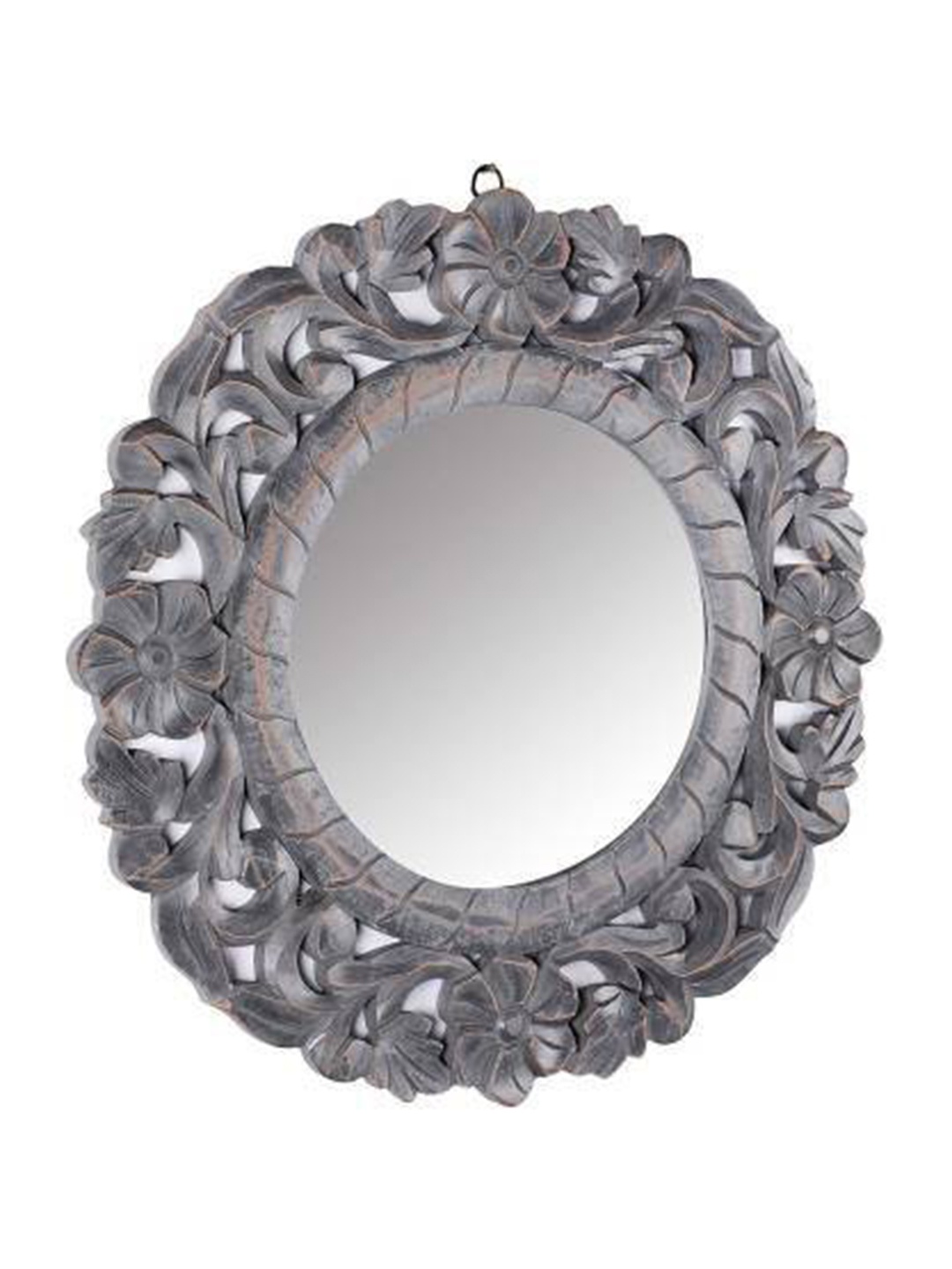 

VAS collection home Round Framed Decorative Wall Mirrors, Grey